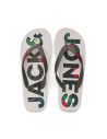 CHANCLAS JFWLOGO PALM Olive Night/Verde Oliva