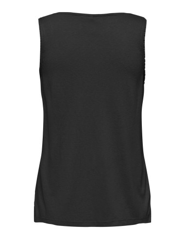 TOP SIN MANGAS onlVIVIAN  Black/Negro