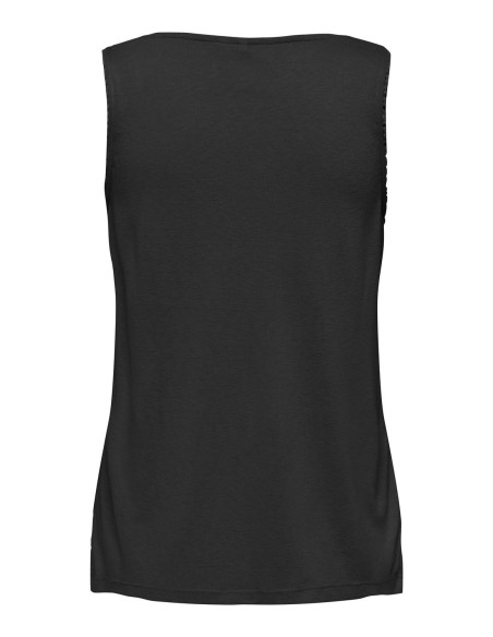 TOP SIN MANGAS onlVIVIAN  Black/Negro