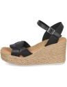 SANDALIA CUÑA OH MY SANDALS 5460 Negro