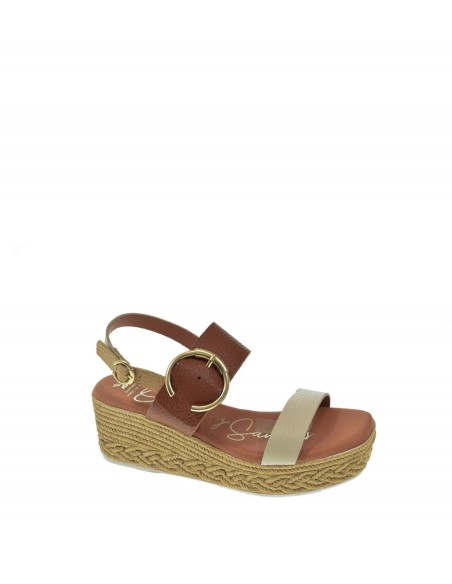 SANDALIA CUÑA OH MY SANDALS 5455 Camel