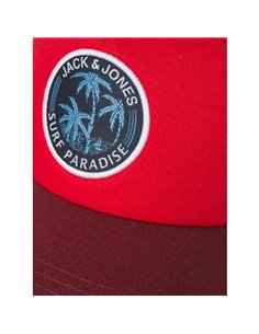GORRA SURFERA JACBRYON Barbados Cherry/Rojo 2