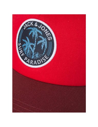 GORRA SURFERA JACBRYON Barbados Cherry/Rojo