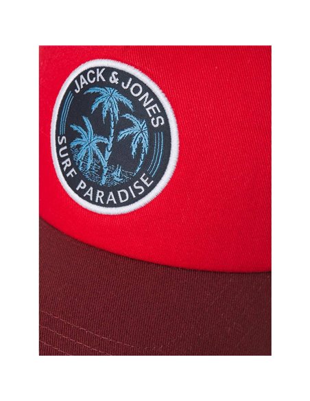 GORRA SURFERA JACBRYON Barbados Cherry/Rojo