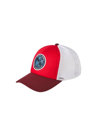 GORRA SURFERA JACBRYON Barbados Cherry/Rojo