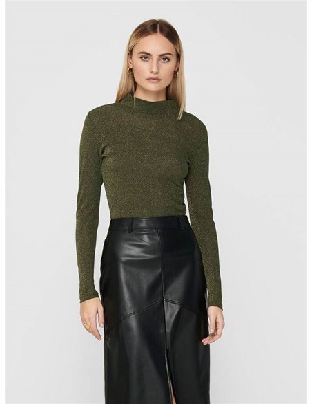 TOP onlDIANA LUREX de ONLY Ivy Green/Verde