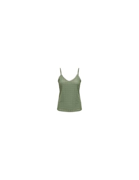 TOP LENCERO CON ENCAJITOS onlPATRICIA Hedge Green/Verde