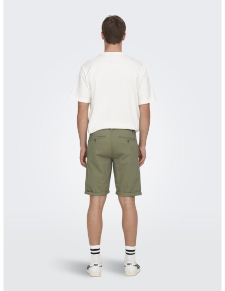 BERMUDAS CHINOS ONSPETER Mermaid/Verde