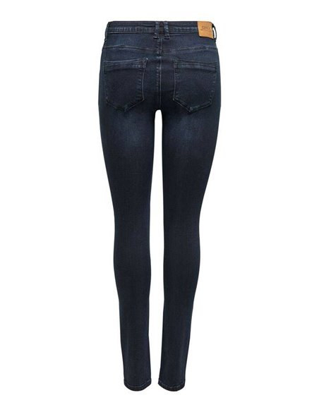 VAQUEROS SKINNY onlPAOLA de ONLY Blue Black/Negro Azulón