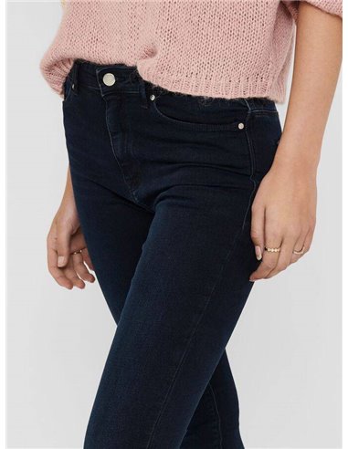 VAQUEROS SKINNY onlPAOLA de ONLY Blue Black/Negro Azulón