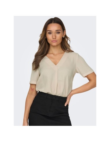 BLUSA CUELLO EN V JDYDIVYA Sandshell/Arena
