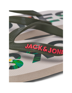 CHANCLAS JUNIOR JFWLOGO PALM Olive Night/Verde 2