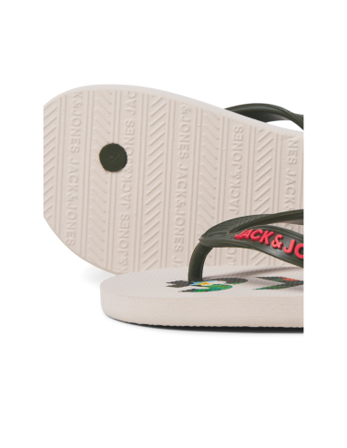 CHANCLAS JUNIOR JFWLOGO PALM Olive Night/Verde