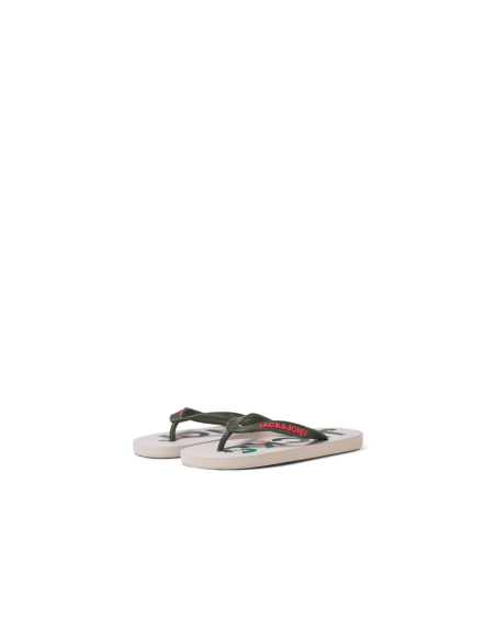 CHANCLAS JUNIOR JFWLOGO PALM Olive Night/Verde