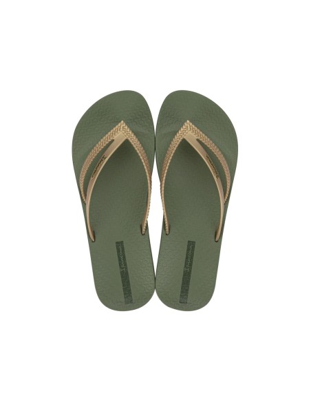 CHANCLA IPANEMA BOSSA SOFT V FEM Green-Gold/Verde-Oro