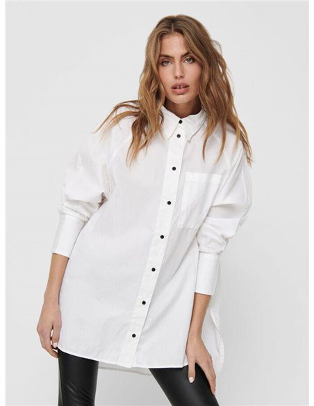 CAMISA LARGA onlSELMA de ONLY White/Blanco