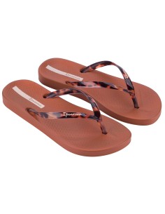 CHANCLA PLANA IPANEMA ANAT CONNECT Brown-Clear/Marrón-Carey 2