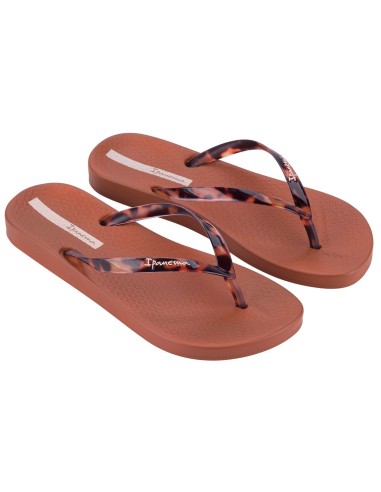 CHANCLA PLANA IPANEMA ANAT CONNECT Brown-Clear/Marrón-Carey