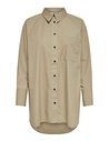 CAMISA LARGA onlSELMA de ONLY Silver Mink/Beige