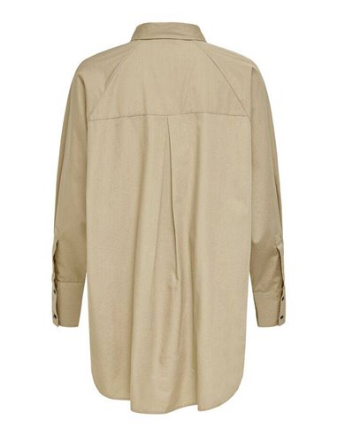 CAMISA LARGA onlSELMA de ONLY Silver Mink/Beige