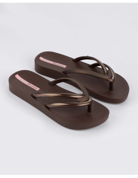 CHANCLA IPANEMA COMFY FEM Brown-Bronze/Marrón-Bronce