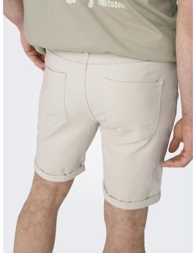 BERMUDAS DENIM ONSPLY Ecru/Beige