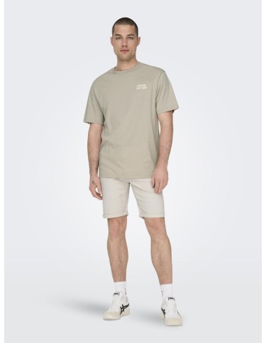 BERMUDAS DENIM ONSPLY Ecru/Beige