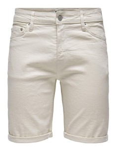 BERMUDAS DENIM ONSPLY Ecru/Beige