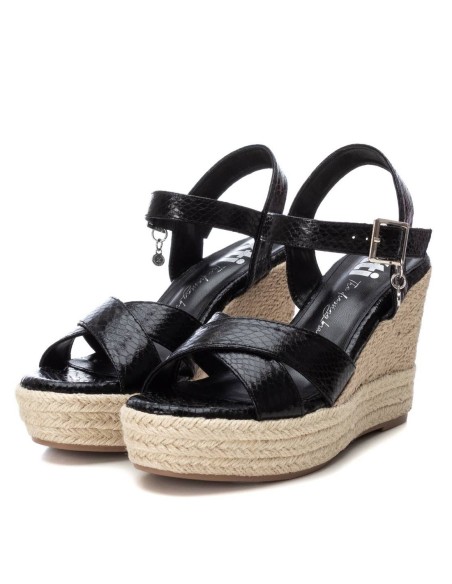 SANDALIA CUÑA 142750 XTI Negro