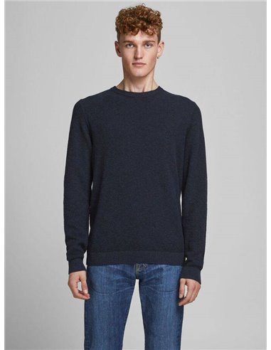 JERSEY DE PUNTO TEXTURIZADO JPRBLUTYLER Navy Blazer/Marino