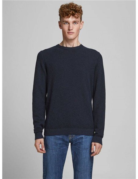 JERSEY DE PUNTO TEXTURIZADO JPRBLUTYLER Navy Blazer/Marino