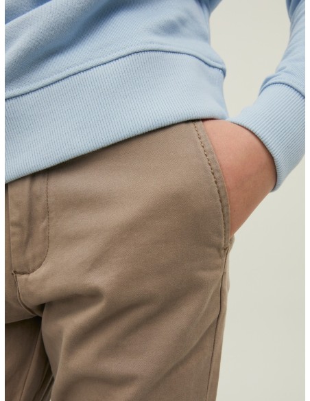 PANTALONES CHINOS JUNIOR JPSTMARCO Beige/Biege