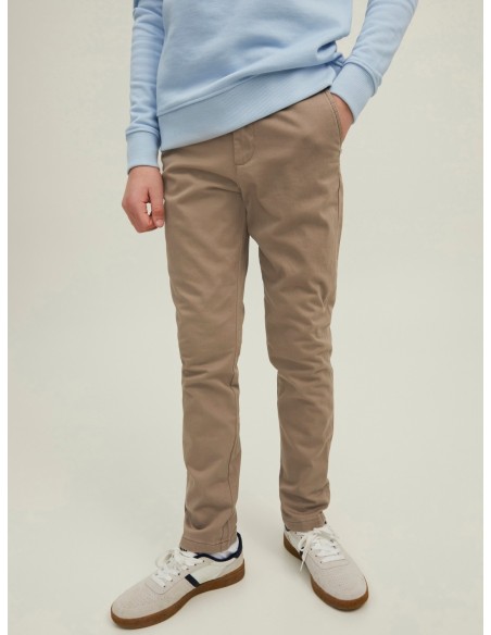 PANTALONES CHINOS JUNIOR JPSTMARCO Beige/Biege