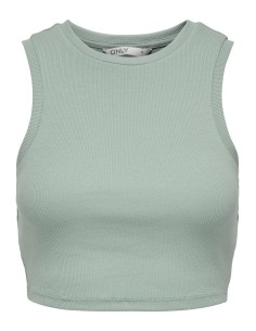 TOP CROP onlVILMA Jadeite/Verde Agua