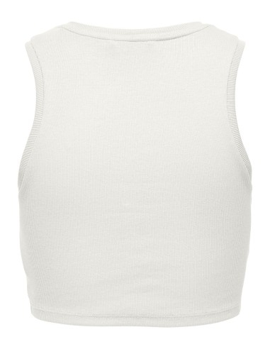 TOP CROP onlVILMA Cloud Dancer/Blanco