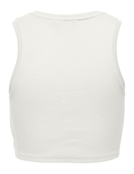 TOP CROP onlVILMA Cloud Dancer/Blanco