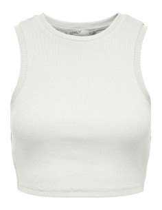 TOP CROP onlVILMA Cloud Dancer/Blanco