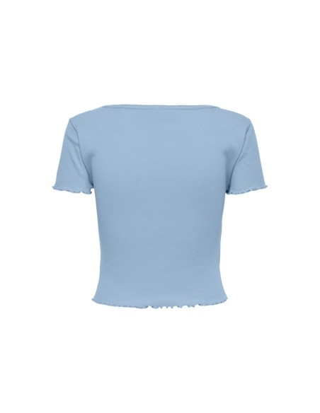 TOP DETALLE FRUNCE onlMIRSA Cashmere Blue/Celeste