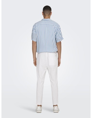 ONSLINUS CROP 0007 COT LIN PNT NOOS White/Blanco