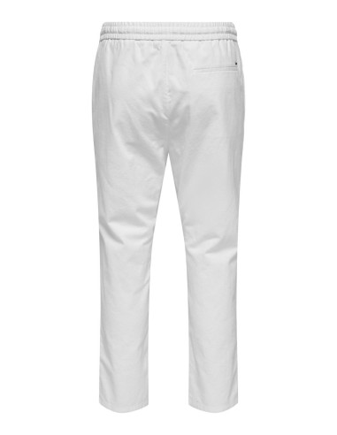 ONSLINUS CROP 0007 COT LIN PNT NOOS White/Blanco