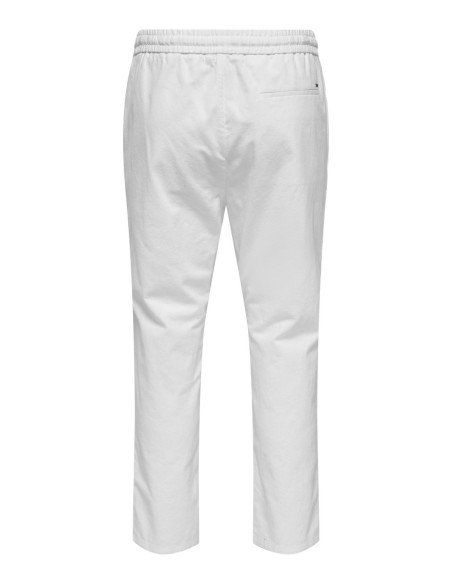 ONSLINUS CROP 0007 COT LIN PNT NOOS White/Blanco
