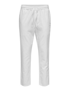 ONSLINUS CROP 0007 COT LIN PNT NOOS White/Blanco