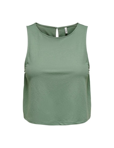 TOP CROP onlJANY Hedge Green/Verde