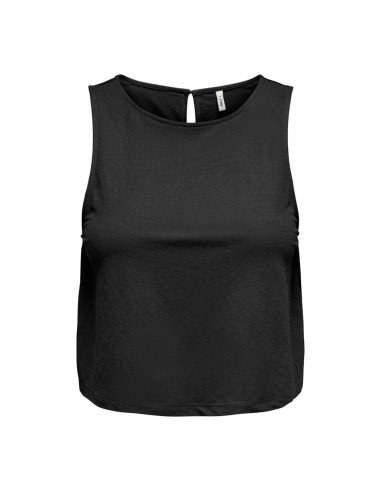 TOP CROP onlJANY Black/Negro