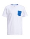 CAMISETA JUNIOR JORBULLDOG White-Skydiver/Blanco-Azul