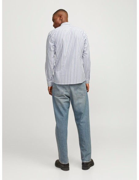 CAMISA DE MANGA LARGA JJEOXFORD Ensign Blue/Azul