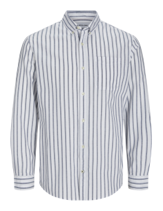 CAMISA DE MANGA LARGA JJEOXFORD Ensign Blue/Azul