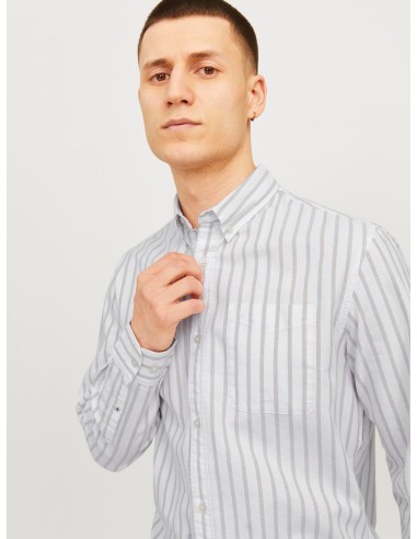 CAMISA DE MANGA LARGA JJEOXFORD Crockery/Beige