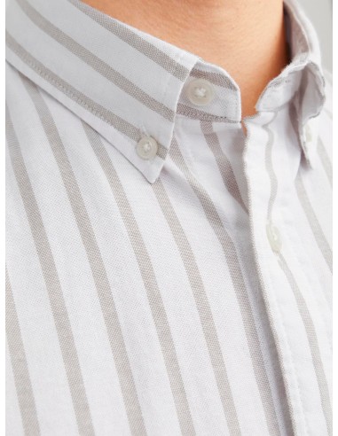 CAMISA DE MANGA LARGA JJEOXFORD Crockery/Beige