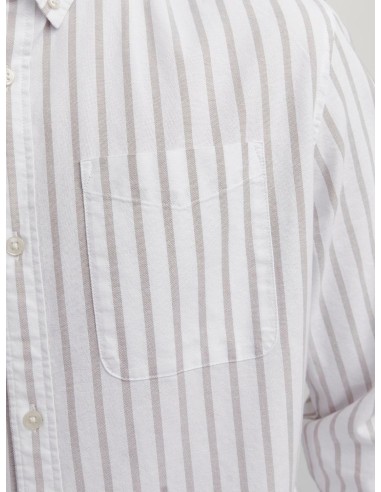 CAMISA DE MANGA LARGA JJEOXFORD Crockery/Beige